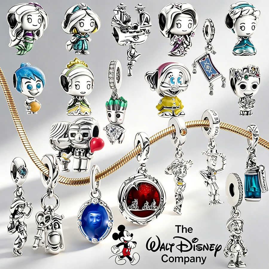 2026 Hot Sale 925 Silver Disney Princess Charms Beads,Dopey,Carl&Ellie,Fit Original European Bracelet,DIY Jewelry Gifts For Fans
2026 Hot Sale 925 Silver Disney Princess Charms Beads,Dopey,Carl&Ellie,Fit Original European Bracelet,DIY Jewelry Gifts For Fans