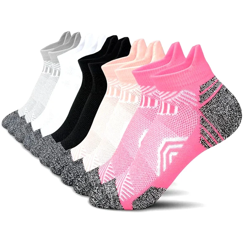 5 Pairs Performance Athletic Ankle Socks for Men and Women Ankle Support Low Cut Soft Tab Marathon Running Compression Socks
5 Pairs Performance Athletic Ankle Socks for Men and Women Ankle Support Low Cut Soft Tab Marathon Running Compression Socks