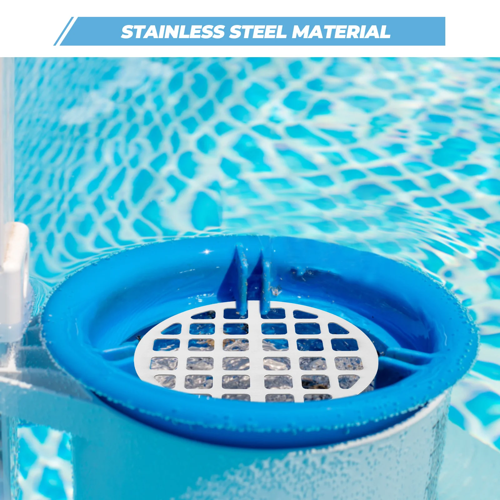 Anti-clogging Pool Filter Mesh Durable Stainless Steel Fine Strainer Skimmer Net for Pools Debris Prevention Long Lasting
Anti-clogging Pool Filter Mesh Durable Stainless Steel Fine Strainer Skimmer Net for Pools Debris Prevention Long Lasting