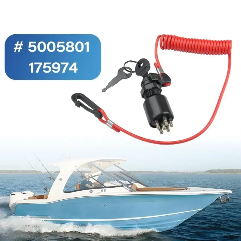 Plastic Ignitions Starter Switches And Set 175974 5005801 Suitable for Evinrude 40 To 200HP Motors X37F
Plastic Ignitions Starter Switches And Set 175974 5005801 Suitable for Evinrude 40 To 200HP Motors X37F