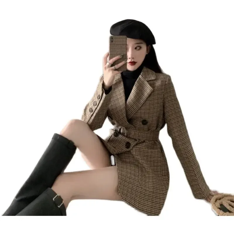 Small Fragrant Wind Suit Jacket for Women Autumn and Winter New Vintage British Style Son Medium Long Small Suit Tide Gorgeous
Small Fragrant Wind Suit Jacket for Women Autumn and Winter New Vintage British Style Son Medium Long Small Suit Tide Gorgeous