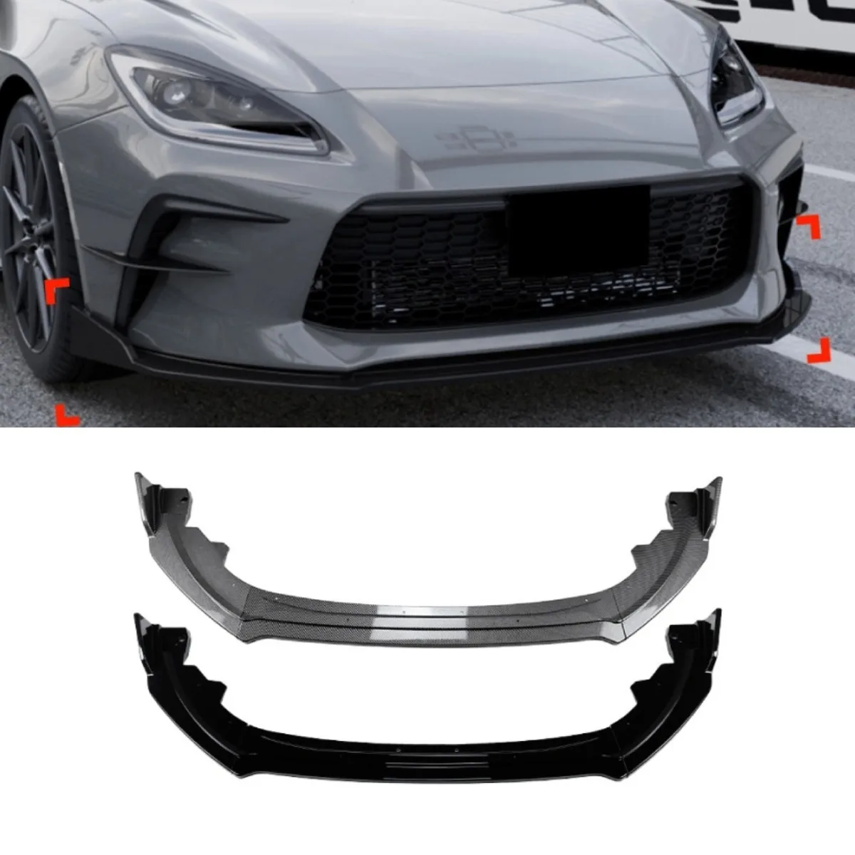 Car Front Bumper Lip Spoiler Diffuser Splitters Cover Guard For Subaru BRZ GR86 2022+ Body Kit Car Accessories
Car Front Bumper Lip Spoiler Diffuser Splitters Cover Guard For Subaru BRZ GR86 2022+ Body Kit Car Accessories