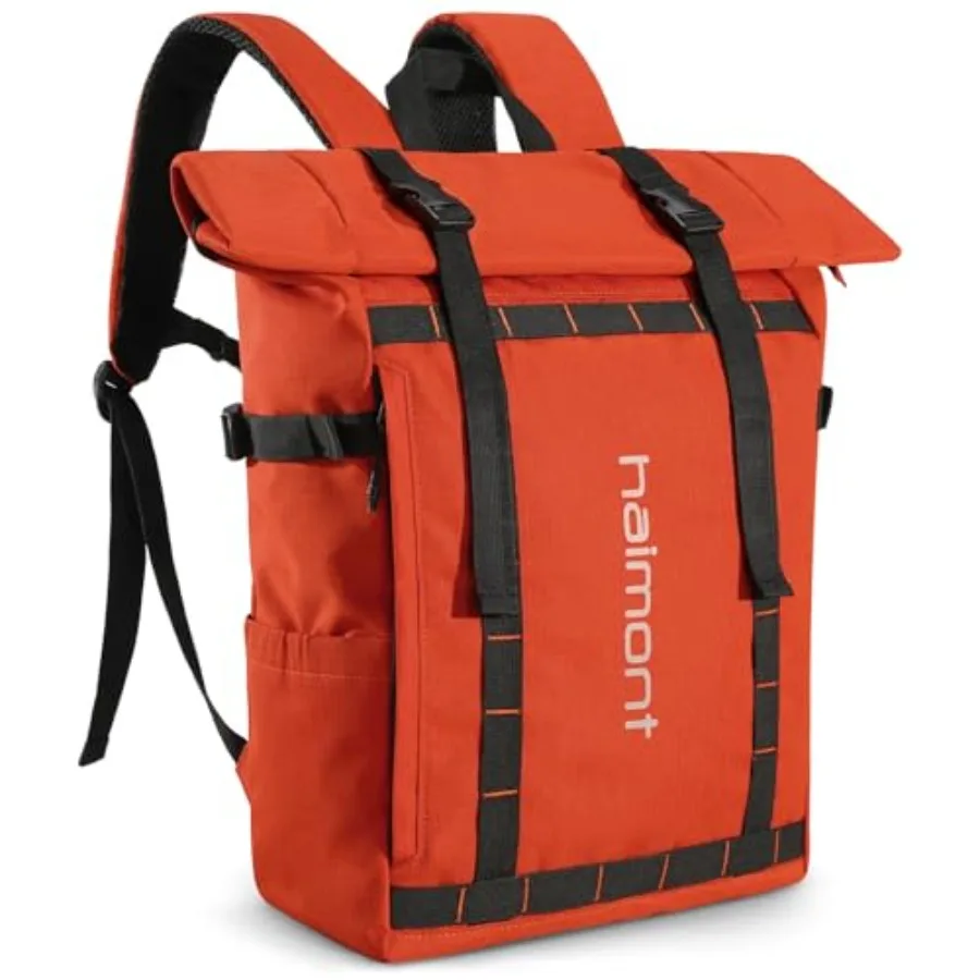 Rolltop Backpack Commuter Carry on Backpack for Women Men Water-Resistant Daypack with Multiple Pockets, 20L
Rolltop Backpack Commuter Carry on Backpack for Women Men Water-Resistant Daypack with Multiple Pockets, 20L