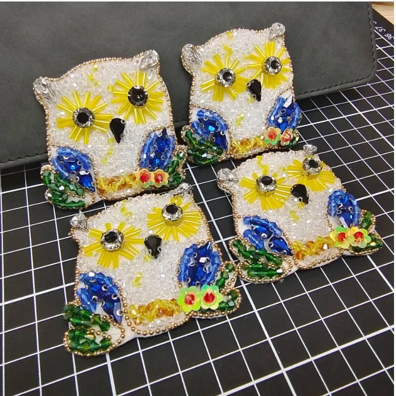 1 PCS Fine Beaded Owl Cloth Patch DIY Sewing Clothing Case Shoes Socks Cap Decorative Animal Bird Model Patch
1 PCS Fine Beaded Owl Cloth Patch DIY Sewing Clothing Case Shoes Socks Cap Decorative Animal Bird Model Patch