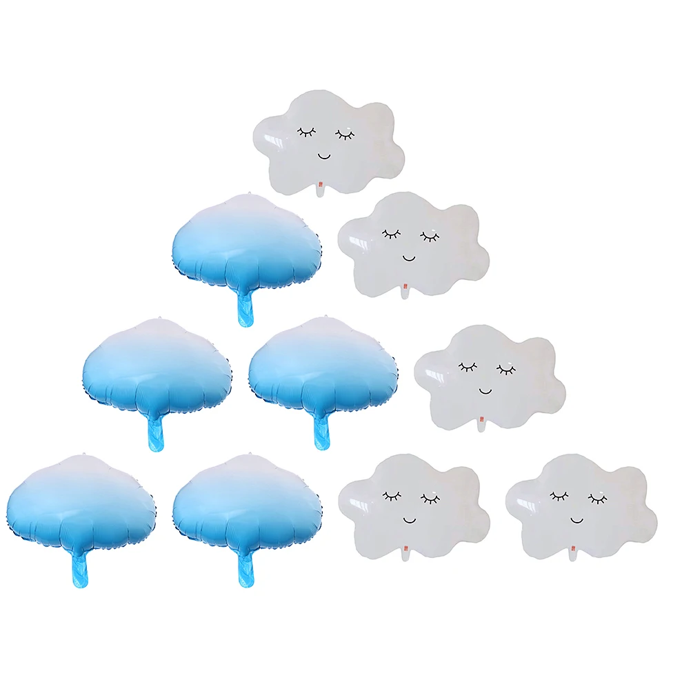 10 Pcs Cloud Balloon Set White Aluminium Film Decorative Balloons Party Supplies Photo Props Festive Atmosphere
10 Pcs Cloud Balloon Set White Aluminium Film Decorative Balloons Party Supplies Photo Props Festive Atmosphere