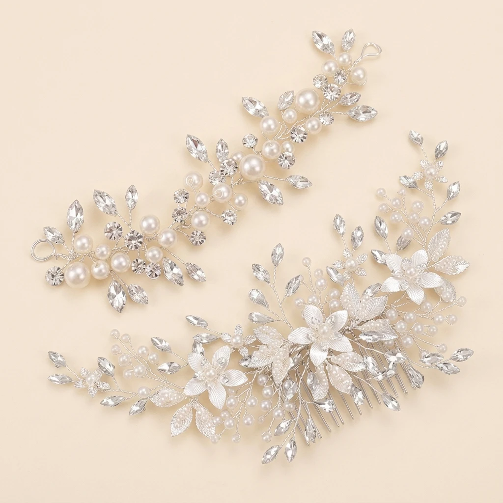 White Pearls Headbands White Floral Hairbands Bride Wedding Hair Jewelry Elegant Rhinestone Hairbands Bridal Hair Accessories
White Pearls Headbands White Floral Hairbands Bride Wedding Hair Jewelry Elegant Rhinestone Hairbands Bridal Hair Accessories