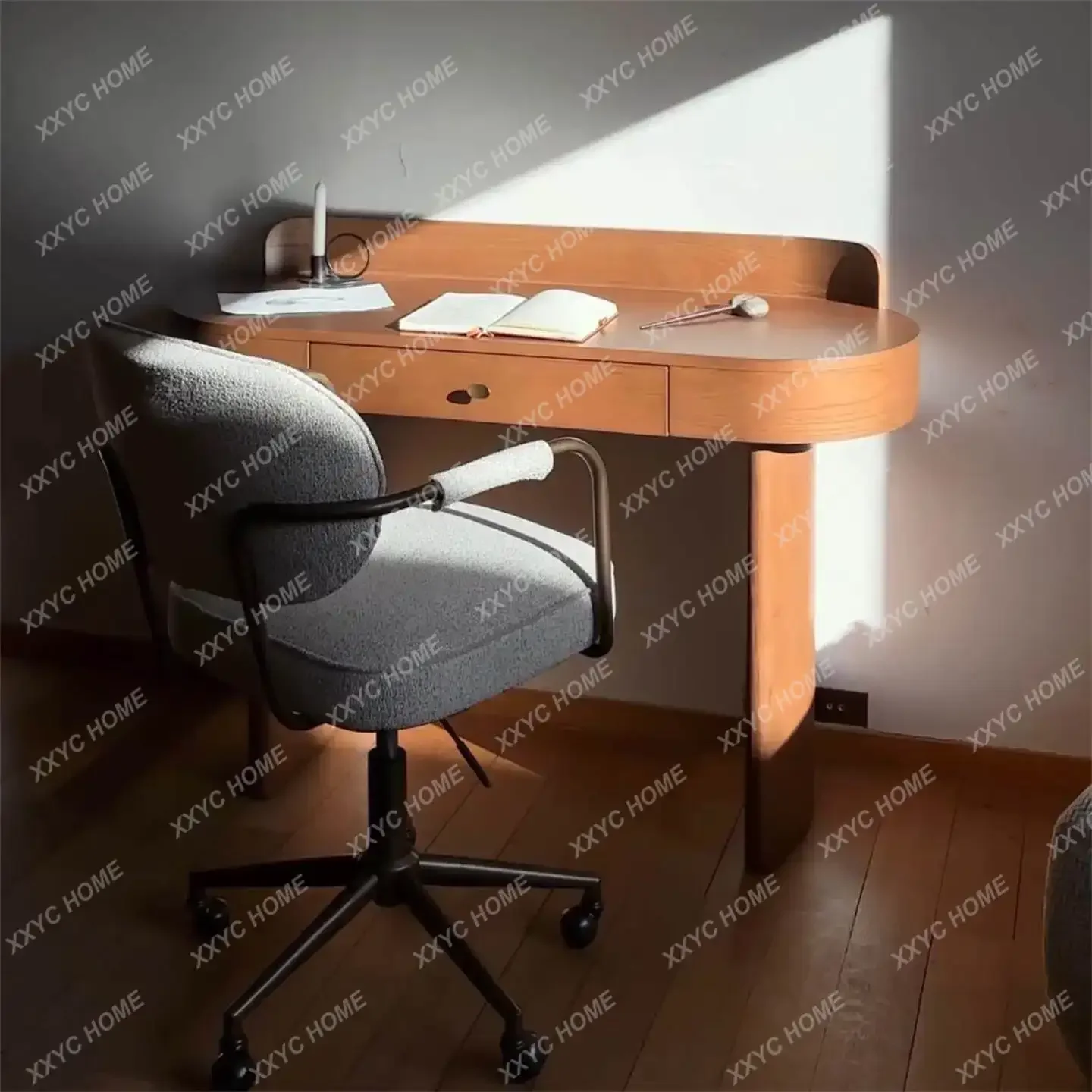High quality High-end wooden arc desk home computer desk antique writing table
High quality High-end wooden arc desk home computer desk antique writing table