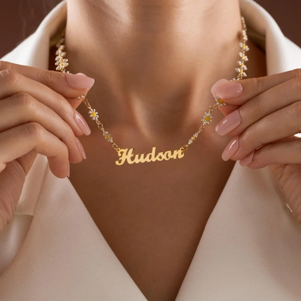 Индивидуальное ожерелье-цепочка с именем для женщин, персонализированный изящный кулон-табличка с именем, ожерелье из нержавеющей стали, модные женские украшения
Индивидуальное ожерелье-цепочка с именем для женщин, персонализированный изящный кулон-табличка с именем, ожерелье из нержавеющей стали, модные женские украшения