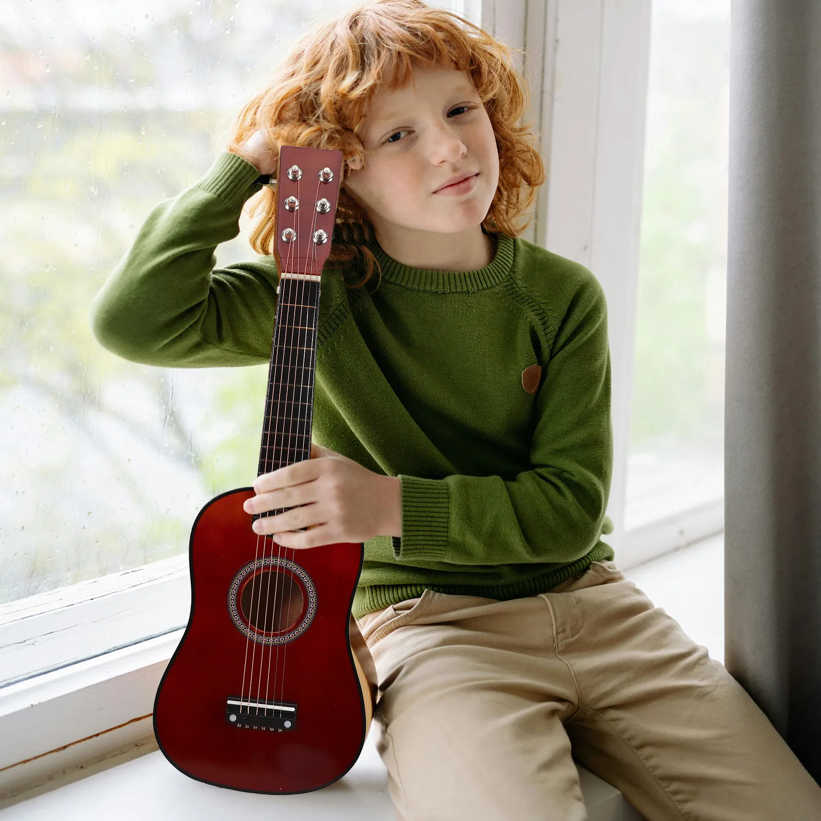 23 Inch Acoustic Guitar Children Practicing Small Size Beginner Vintage Style Acoustic Guitar Folk Music Instrument Gifts
23 Inch Acoustic Guitar Children Practicing Small Size Beginner Vintage Style Acoustic Guitar Folk Music Instrument Gifts