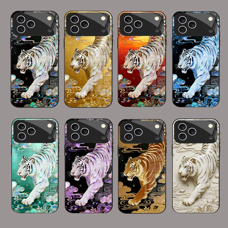For iPhone 17 Pro Max E Tempered Glass Phone Case Dustproof Color Divine Tiger Series Beautiful Protective Cover
For iPhone 17 Pro Max E Tempered Glass Phone Case Dustproof Color Divine Tiger Series Beautiful Protective Cover