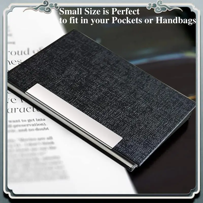 Premium Professional Business Card Holder For Women/Men 4Pcs, PU Leather Metal Credit Card Holder, RFID Blocking Card Holder
Premium Professional Business Card Holder For Women/Men 4Pcs, PU Leather Metal Credit Card Holder, RFID Blocking Card Holder