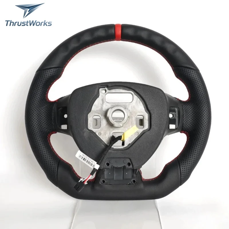 ThrustWorks Black Peorated Leather Racing Car Steering Wheel 2016-2024 2017-2019 New
ThrustWorks Black Peorated Leather Racing Car Steering Wheel 2016-2024 2017-2019 New