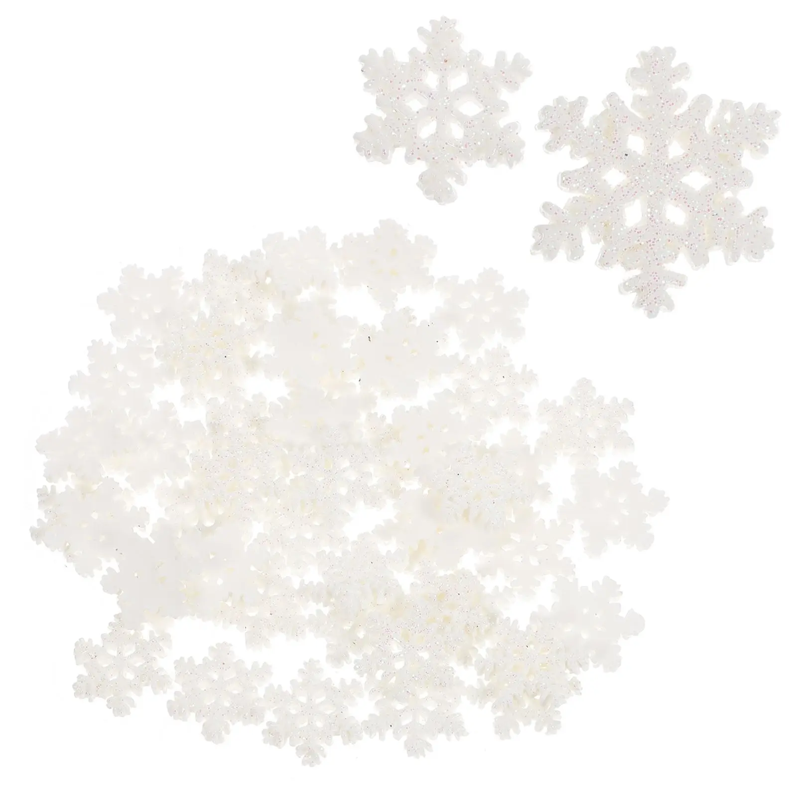100 Pcs White Snowflake Decoration Christmas Mini Craft Resin Xmas Accessories Micro L scape Decors DIY naments
100 Pcs White Snowflake Decoration Christmas Mini Craft Resin Xmas Accessories Micro L scape Decors DIY naments