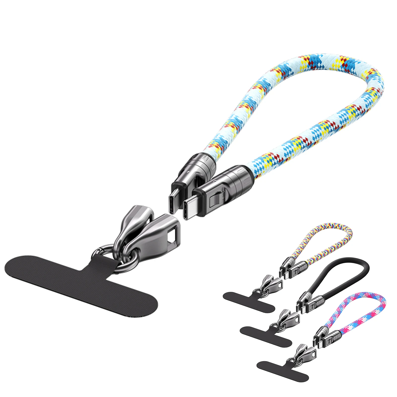 Phone Lanyard Charging Cable Type C to Type C 240W Smart Chip PD Charging Data Sync Phone Lanyard with Type C Cable
Phone Lanyard Charging Cable Type C to Type C 240W Smart Chip PD Charging Data Sync Phone Lanyard with Type C Cable
