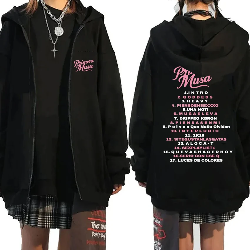 Hot Rapper Omar Courtz Primera Musa 2025 Double Sided Zipper Hoodie Men women Fleece Sweatshirt Unisex Fleece Casual Coat Jacket
Hot Rapper Omar Courtz Primera Musa 2025 Double Sided Zipper Hoodie Men women Fleece Sweatshirt Unisex Fleece Casual Coat Jacket