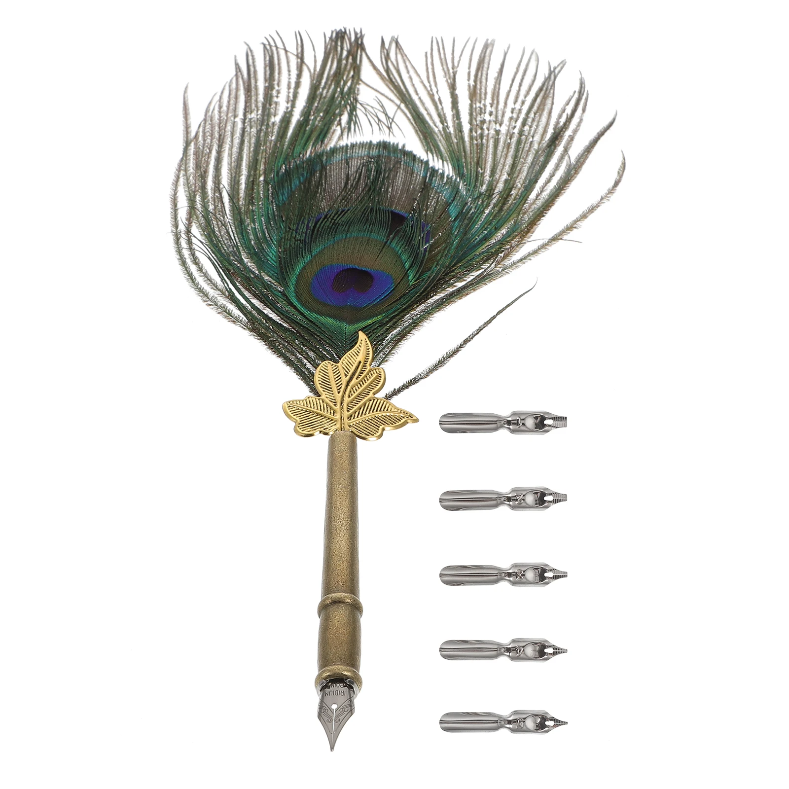 Dip Pen Set Quill Pen CA093035P Double Peacock Nibs 0.5mm Metal Tip Vintage Stationery Gifts for Birthday Business Student
Dip Pen Set Quill Pen CA093035P Double Peacock Nibs 0.5mm Metal Tip Vintage Stationery Gifts for Birthday Business Student