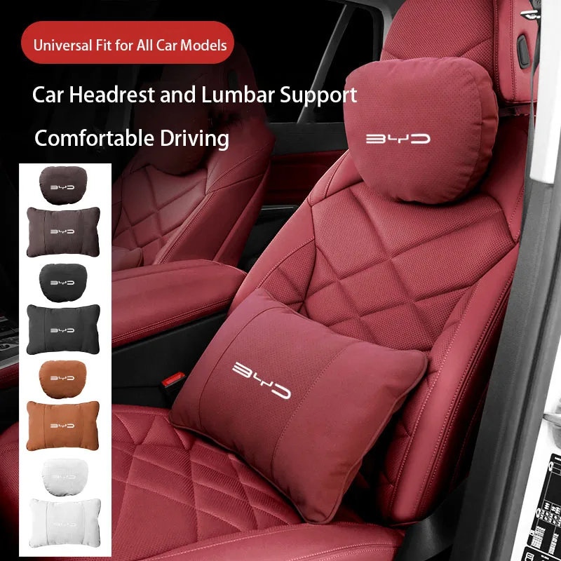 Universal For BYD Car Headrest Lumbar Pillow, Suede & Cotton, Ergonomic Support, Adjustable, Comfort Cushion
Universal For BYD Car Headrest Lumbar Pillow, Suede & Cotton, Ergonomic Support, Adjustable, Comfort Cushion