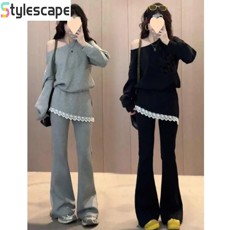2025 Spring New Korean Style Dress Up Set: A Fashionable Off Shoulder Top, Micro Pull Up Pants, and Slimming Two Piece Set
2025 Spring New Korean Style Dress Up Set: A Fashionable Off Shoulder Top, Micro Pull Up Pants, and Slimming Two Piece Set