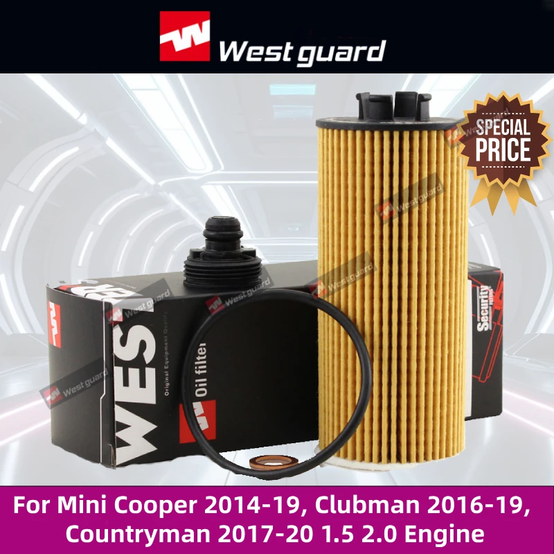 For BMW 216i 218i 220i 225i X1 14-26 X2 17-26 MINI Cooper Clubman Cooper Countryman WESTGUARD Oil Filter MH8060 11428570590
For BMW 216i 218i 220i 225i X1 14-26 X2 17-26 MINI Cooper Clubman Cooper Countryman WESTGUARD Oil Filter MH8060 11428570590