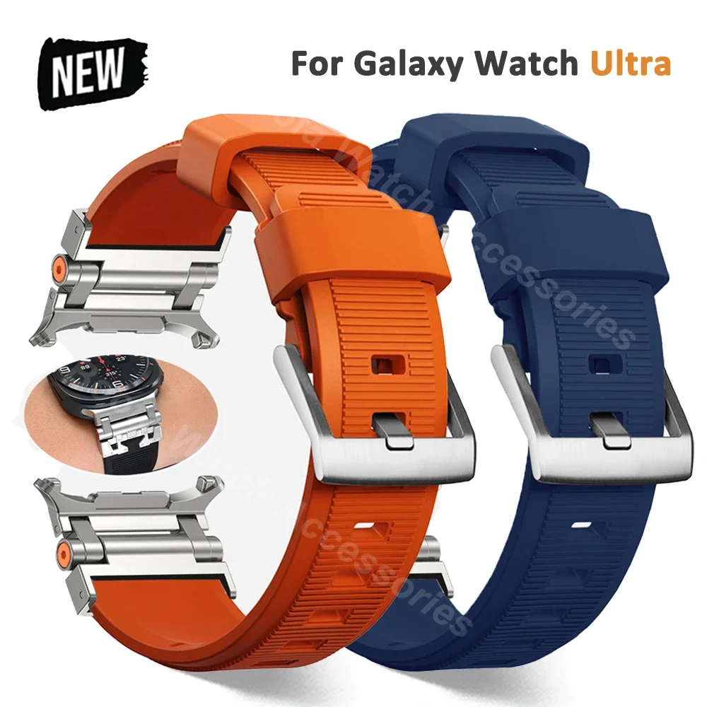 Mecha Silicone Band for Samsung Galaxy Watch Ultra 47mm Strap No Gaps Sports Bracelet for Galaxy WATCH ULTRA Cureved End Correa
Mecha Silicone Band for Samsung Galaxy Watch Ultra 47mm Strap No Gaps Sports Bracelet for Galaxy WATCH ULTRA Cureved End Correa