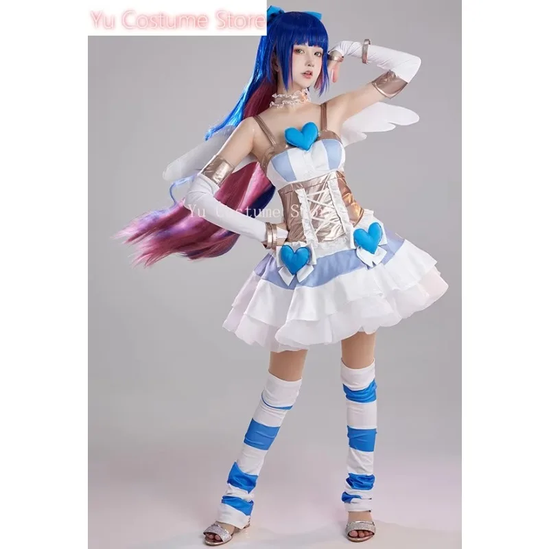 Stocking Angel Dress Cosplay Costume Anime Panty & Stocking with Garterbelt Cosplay Party Suit Halloween Uniforms Custom Made
Stocking Angel Dress Cosplay Costume Anime Panty & Stocking with Garterbelt Cosplay Party Suit Halloween Uniforms Custom Made