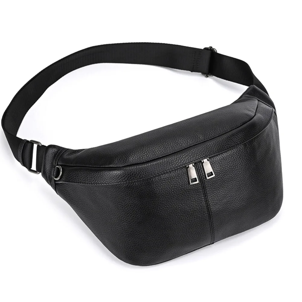 New Leather Shoulder Crossbody High-end Men's Fashion Top Layer Cowhide Simple and Versatile Large-capacitybag Simple Bag Trend
New Leather Shoulder Crossbody High-end Men's Fashion Top Layer Cowhide Simple and Versatile Large-capacitybag Simple Bag Trend