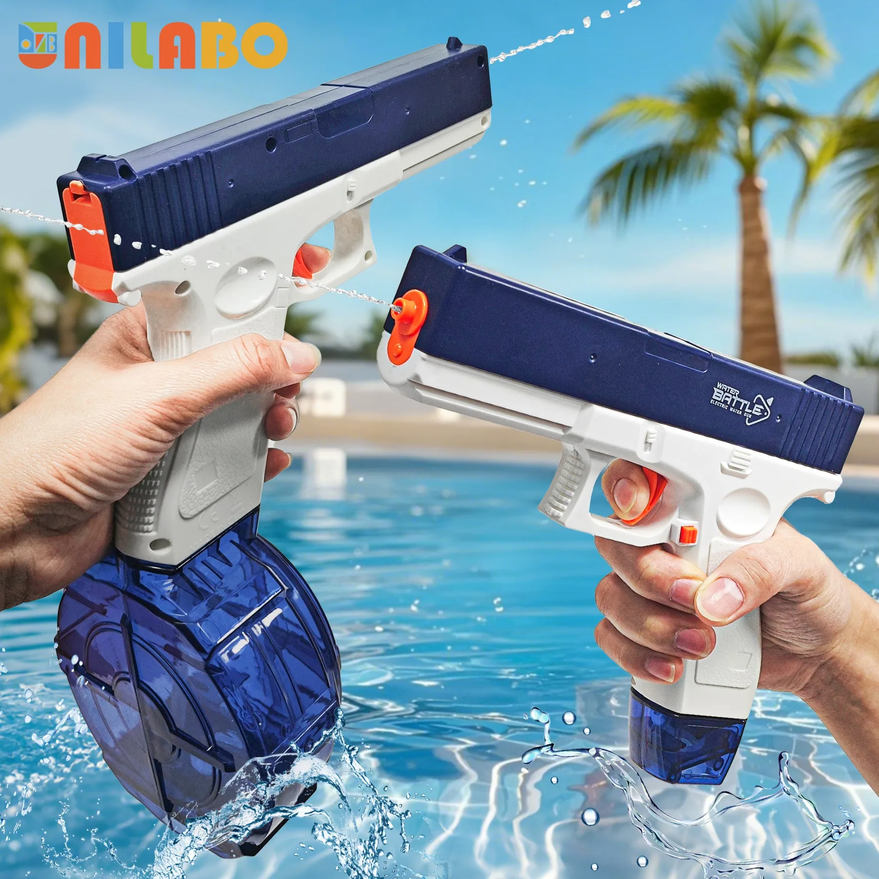 Электрический водяной пистолет Unilabo, мощная перезаряжаемая большая емкость, летние развлечения на свежем воздухе, игры в бассейне/пляже (от 8 лет)
Электрический водяной пистолет Unilabo, мощная перезаряжаемая большая емкость, летние развлечения на свежем воздухе, игры в бассейне/пляже (от 8 лет)