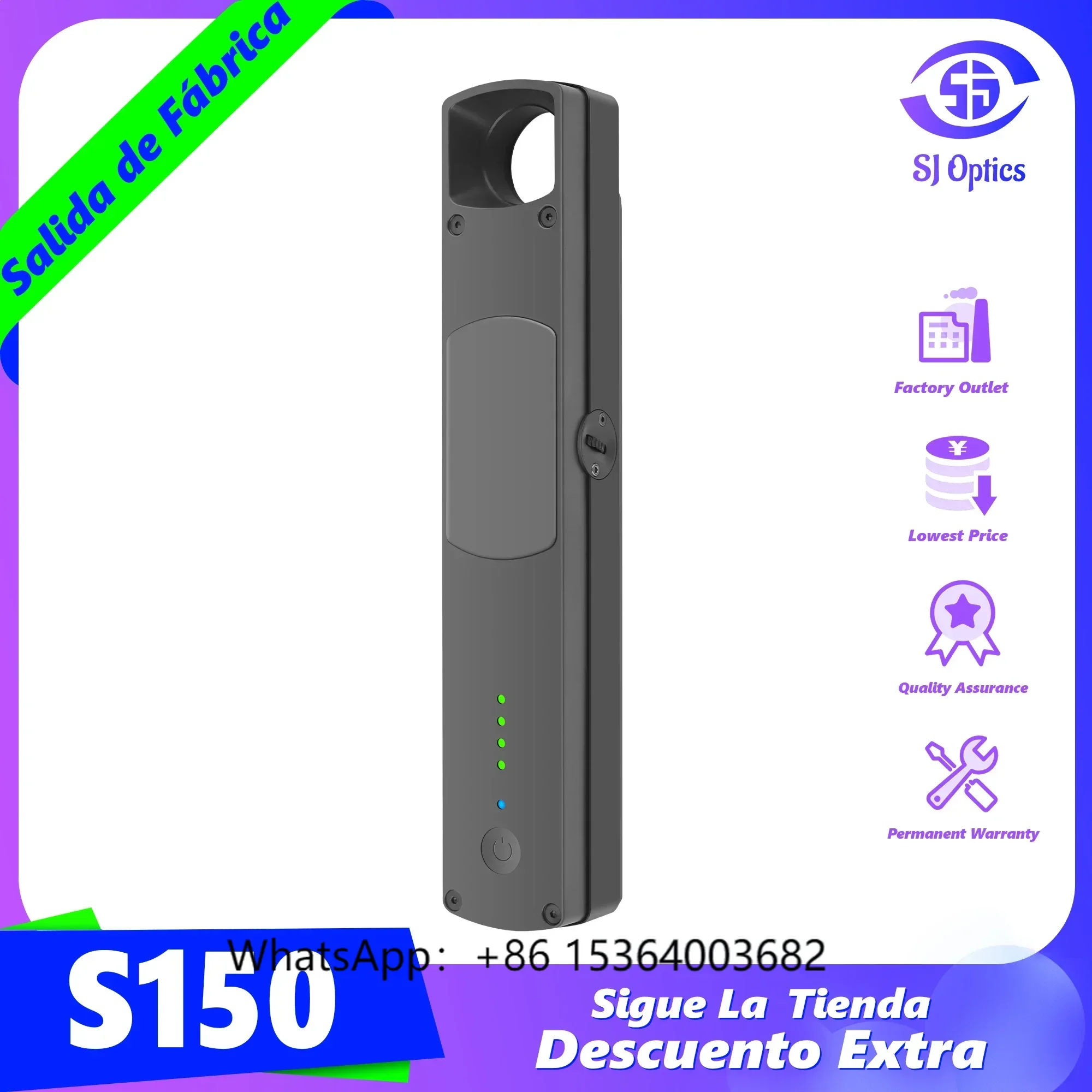 SJ Optics Hand Held Portable LED Slit Lamp S150 LED Slit Lamp for Hospital for Optical Shop
SJ Optics Hand Held Portable LED Slit Lamp S150 LED Slit Lamp for Hospital for Optical Shop
