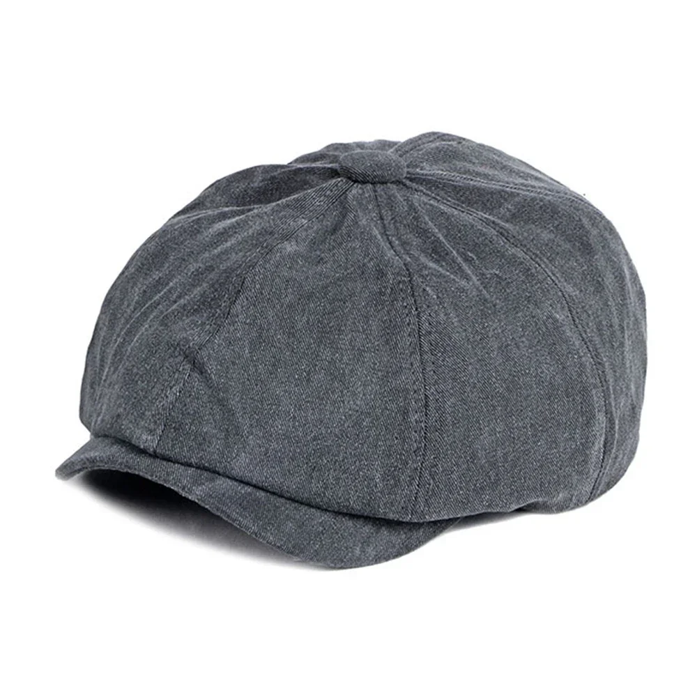 NEWSBOY Cap Man Black Spring Autumn New Vintage Washed Cotton Flat Caps for Men Retro Octagonal Cap Classic Beret Elastic
NEWSBOY Cap Man Black Spring Autumn New Vintage Washed Cotton Flat Caps for Men Retro Octagonal Cap Classic Beret Elastic