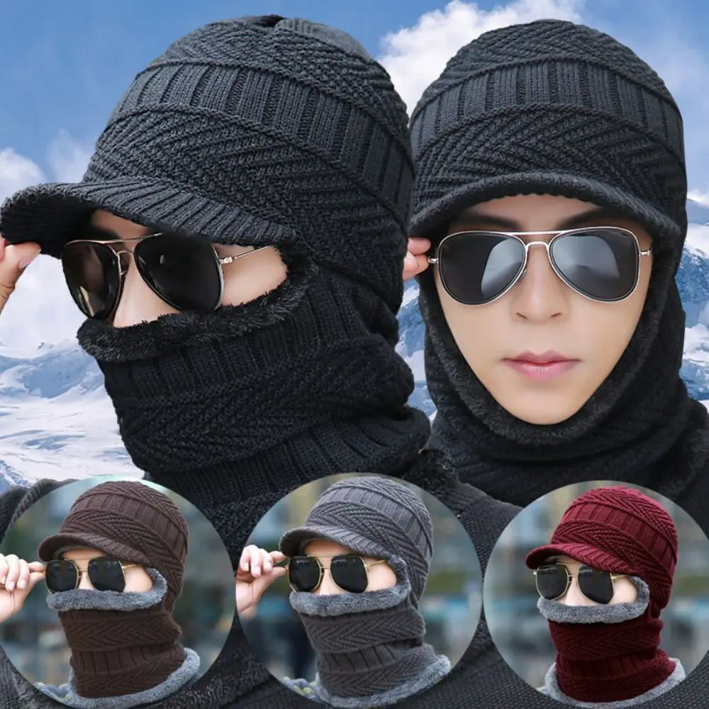 Fashion Polyester Winter Warm Hat Cold Protection Breathable Warm Scarf Caps Neck And Face One-Piece Knitted Beanies Hats Winter
Fashion Polyester Winter Warm Hat Cold Protection Breathable Warm Scarf Caps Neck And Face One-Piece Knitted Beanies Hats Winter