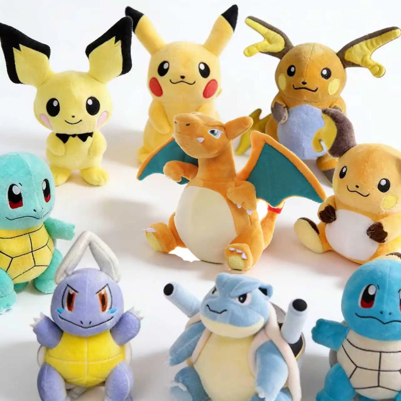 Плюшевые игрушки Пикачу, розово-голубые Чикорита, Синдахил, Тотодайл, Сниви, Кавайные аниме-фигурки Квилава, Лапрас, Драгонайт, милые подарки для мальчиков и детей
Плюшевые игрушки Пикачу, розово-голубые Чикорита, Синдахил, Тотодайл, Сниви, Кавайные аниме-фигурки Квилава, Лапрас, Драгонайт, милые подарки для мальчиков и детей