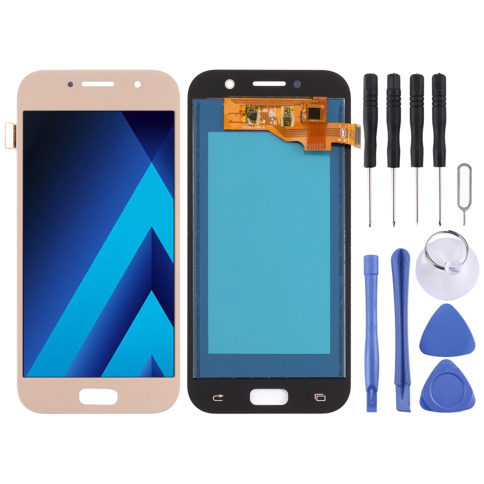 TFT LCD Screen for Galaxy A5 (2017), A520F, A520F/DS, A520K, A520L, A520S with Digitizer Full Assembly (TFT Material)
TFT LCD Screen for Galaxy A5 (2017), A520F, A520F/DS, A520K, A520L, A520S with Digitizer Full Assembly (TFT Material)