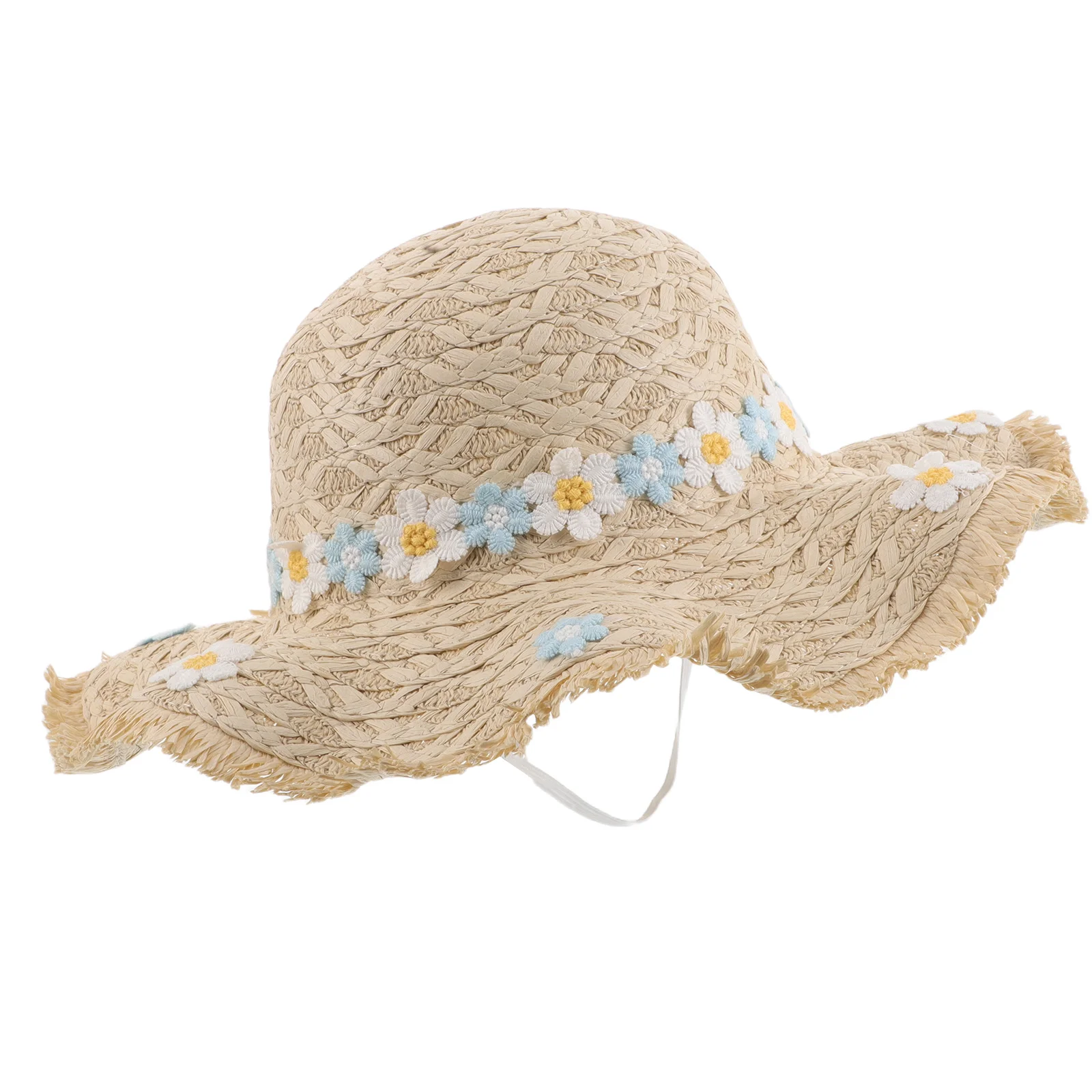 Wide Brim Sun Hat Women Hand Woven Straw Lightweight Breathable Floral Decor Summer Beach Travel Outdoor Sunshade Hat
Wide Brim Sun Hat Women Hand Woven Straw Lightweight Breathable Floral Decor Summer Beach Travel Outdoor Sunshade Hat