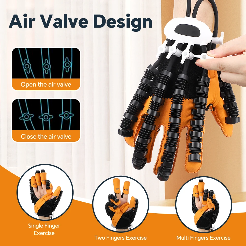 Hand Training Robot Gloves - USB Plastic Finger Function Training Equipment for Hand Exercises Gloves for Workout
Hand Training Robot Gloves - USB Plastic Finger Function Training Equipment for Hand Exercises Gloves for Workout