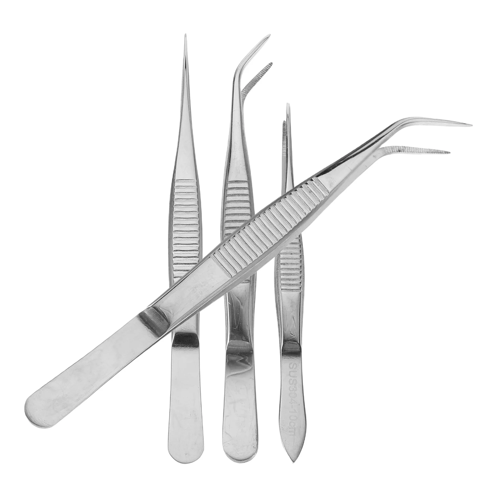 4Pcs Stainless Steel Tweezers Curved Precision Tips Multi Purpose for Sewing Thread Jewelry Repair DIY Craft Electronics
4Pcs Stainless Steel Tweezers Curved Precision Tips Multi Purpose for Sewing Thread Jewelry Repair DIY Craft Electronics