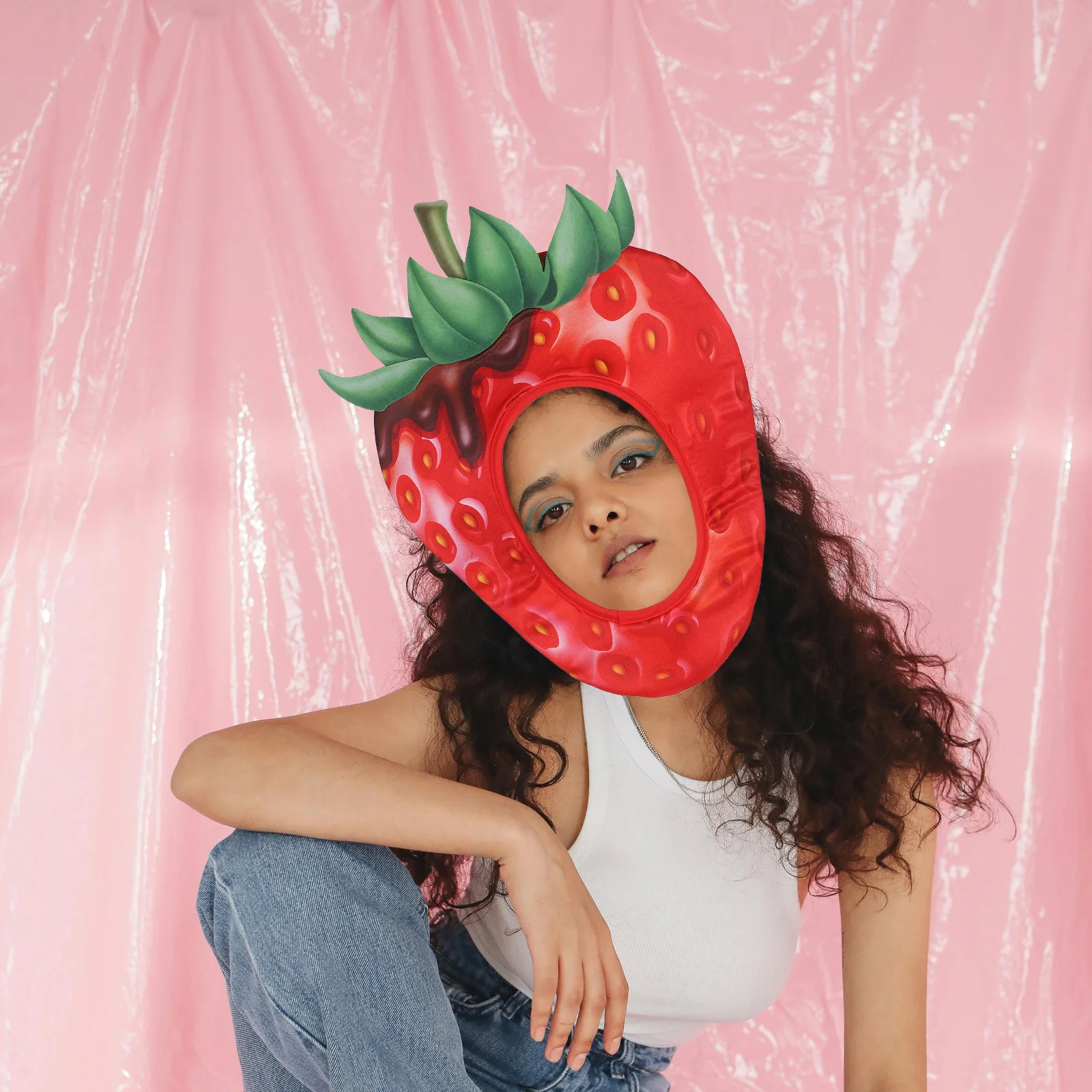 Strawberries Carnival Headpieces for Women Strawberry Hat Red Fruit Birthday Costume Party Hats
Strawberries Carnival Headpieces for Women Strawberry Hat Red Fruit Birthday Costume Party Hats