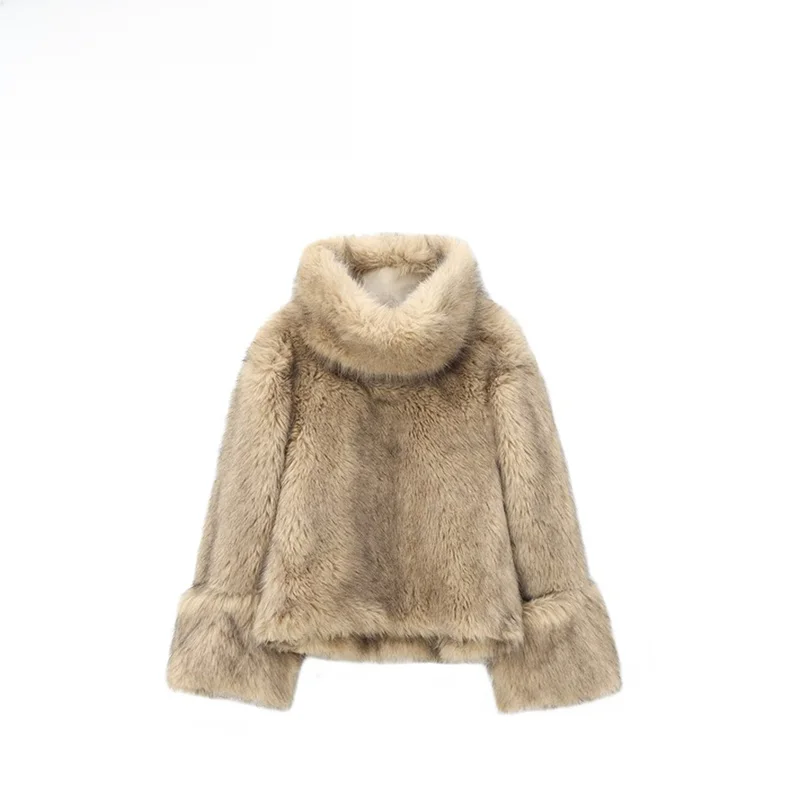 Autumn New Arrival ZR Women's Street Style Sweatshirt Faux Fur Effect Loose Fit Youth Fashion without Brand Registration
Autumn New Arrival ZR Women's Street Style Sweatshirt Faux Fur Effect Loose Fit Youth Fashion without Brand Registration