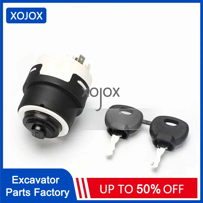 Замок зажигания XOJOX для экскаватора Jiexibo, JCB210/230/240/370, стартер с ключом, Электрический дверной замок
Замок зажигания XOJOX для экскаватора Jiexibo, JCB210/230/240/370, стартер с ключом, Электрический дверной замок