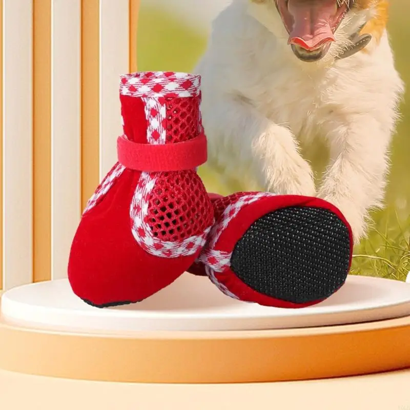 Durability Pet Boot With Reflective Straps Suit Wear Resistant Dog Booties for Outdoor Sports Activity Y5GB
Durability Pet Boot With Reflective Straps Suit Wear Resistant Dog Booties for Outdoor Sports Activity Y5GB