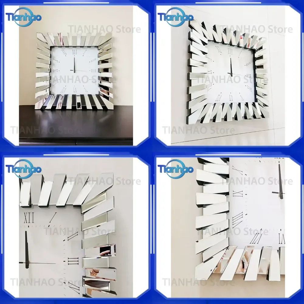 Light Luxury Fashion Decorative Wall Clock for Household Personalized Creative Diamond Art Clock Sticker Mirror Living Room
Light Luxury Fashion Decorative Wall Clock for Household Personalized Creative Diamond Art Clock Sticker Mirror Living Room