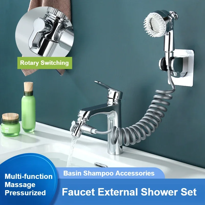 Multi-functional Faucet Washbasin To The Shower The Hand-held Washing Hair Nozzle Pressurization Hair Washing Suit Washing Tools
Multi-functional Faucet Washbasin To The Shower The Hand-held Washing Hair Nozzle Pressurization Hair Washing Suit Washing Tools
