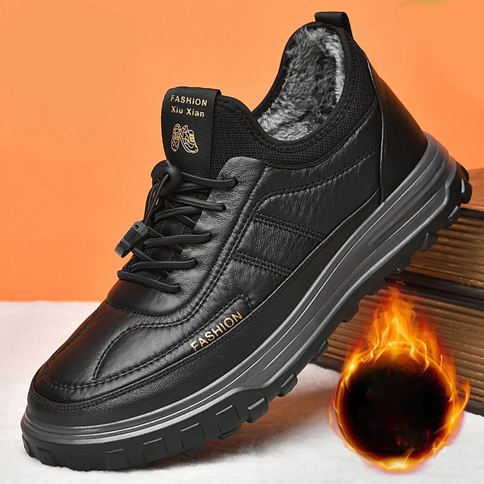 Winter Fashion Men Climbing Sneakers Breathable Lace-up Sneakers Casual Male Outdoor Wear-Resistant Leather Shoes British Style
Winter Fashion Men Climbing Sneakers Breathable Lace-up Sneakers Casual Male Outdoor Wear-Resistant Leather Shoes British Style