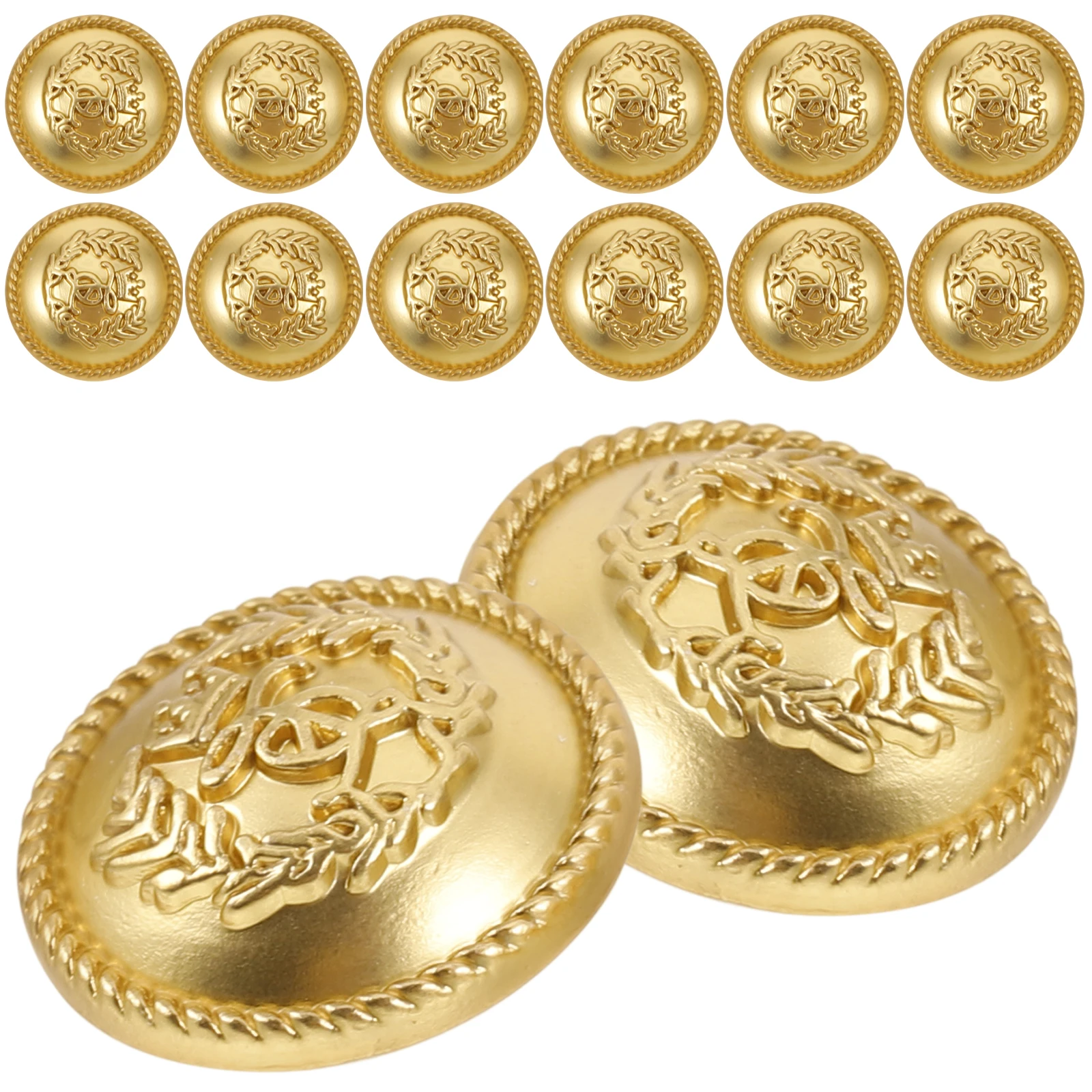 20pcs Crown Decorative Buttons Metal Handmade Alloy Coats Suit Round Replacement Sewing Clothes Fashion Retro Style
20pcs Crown Decorative Buttons Metal Handmade Alloy Coats Suit Round Replacement Sewing Clothes Fashion Retro Style