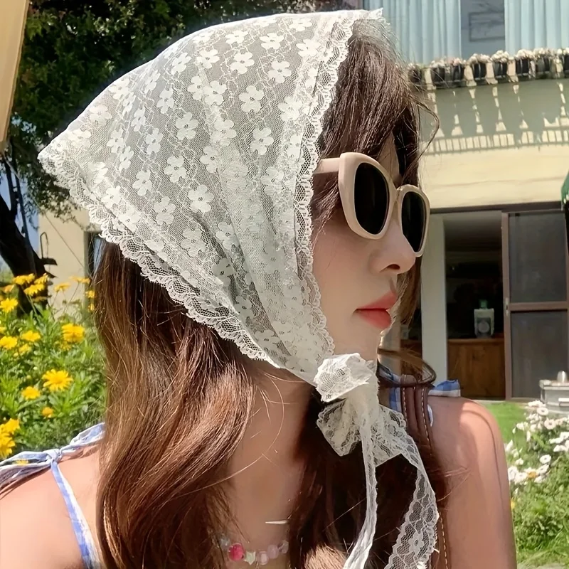 Women's French-Style Vintage White Floral Scarf - French Headband for vacation, Wedding & Braids - Machine Washable Hair Accessory for Boho, Elegant Styles (Compatible with all Hair Types)
Women's French-Style Vintage White Floral Scarf - French Headband for vacation, Wedding & Braids - Machine Washable Hair Accessory for Boho, Elegant Styles (Compatible with all Hair Types)