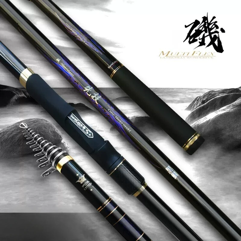 SureCatch-Rock Fishing Rod Carbon Ultra Light Ultra Soft Hand Sea Dual-use Fishing Rod Titanium Alloy Guide Ring Black Snapper
SureCatch-Rock Fishing Rod Carbon Ultra Light Ultra Soft Hand Sea Dual-use Fishing Rod Titanium Alloy Guide Ring Black Snapper