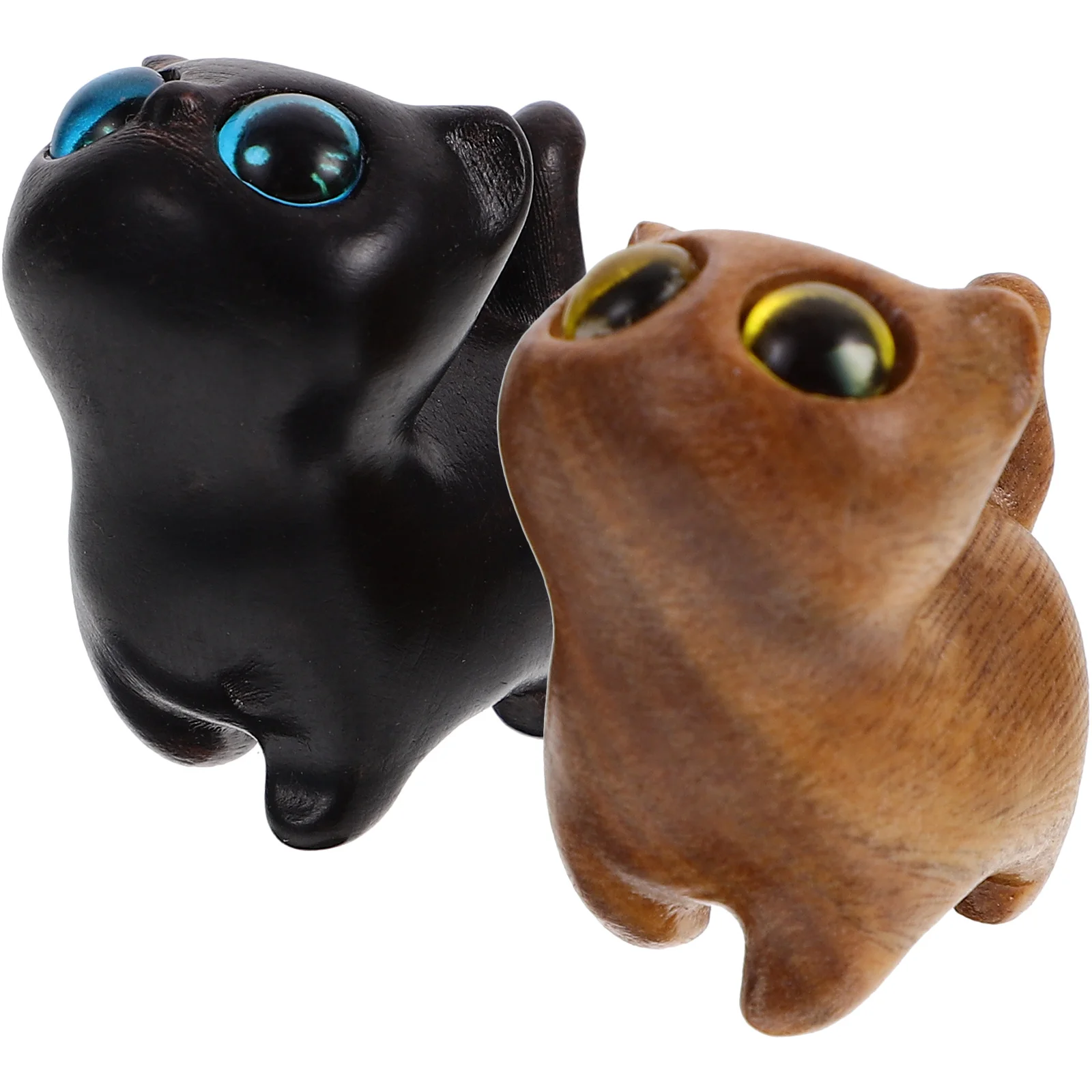 2Pcs Wooden Cat Decor Green Sandalwood Carving for Home Study Bookshelf Display Retro Desktop Ornament Vintage Animal Statue
2Pcs Wooden Cat Decor Green Sandalwood Carving for Home Study Bookshelf Display Retro Desktop Ornament Vintage Animal Statue