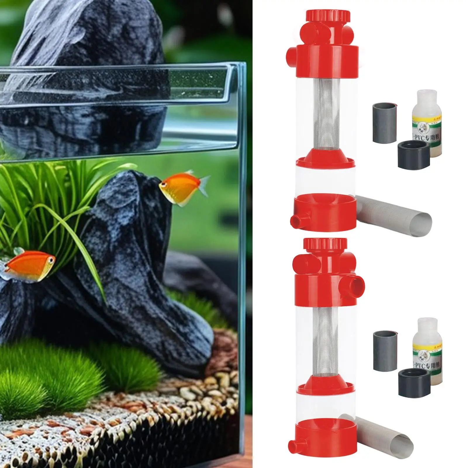 Fish Poop Collector Fish Waste Cleaner Filter Cleaning Equipment External Separator For Aquarium Filtration Breeding Betta
Fish Poop Collector Fish Waste Cleaner Filter Cleaning Equipment External Separator For Aquarium Filtration Breeding Betta