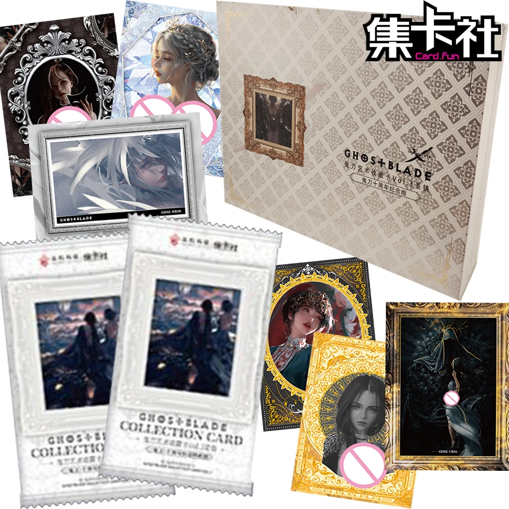 New Official CARD.FUN Ghostblade Collection Cards for Children SP UR SSR Gorgeous and Exquisite Comic Limited Edition Cards Gift
New Official CARD.FUN Ghostblade Collection Cards for Children SP UR SSR Gorgeous and Exquisite Comic Limited Edition Cards Gift