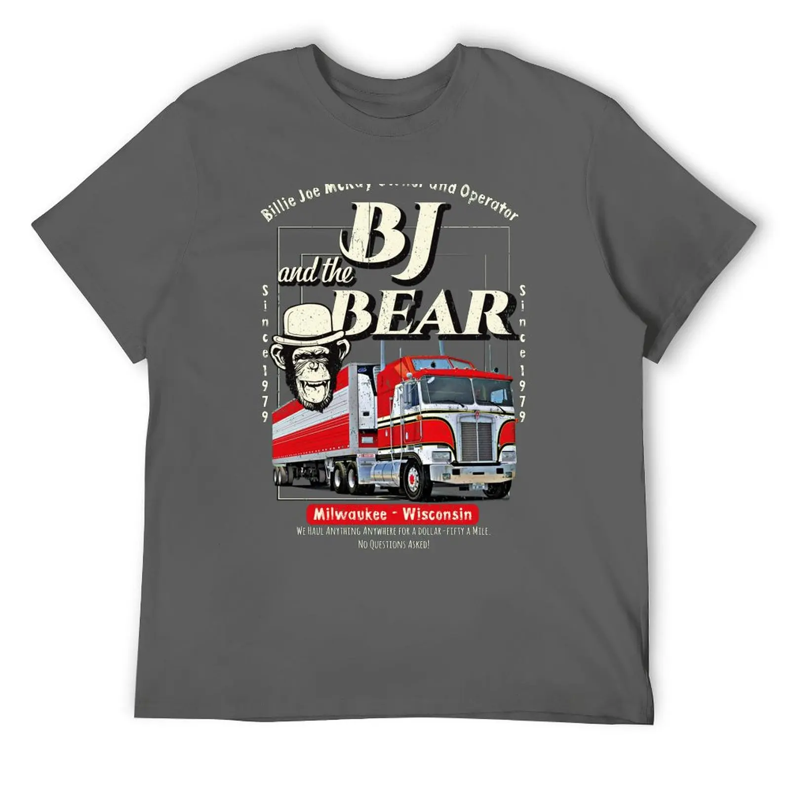 BJ and The Bear Trucking Company T-Shirt funny shirt cotton blanks clothes for men
BJ and The Bear Trucking Company T-Shirt funny shirt cotton blanks clothes for men