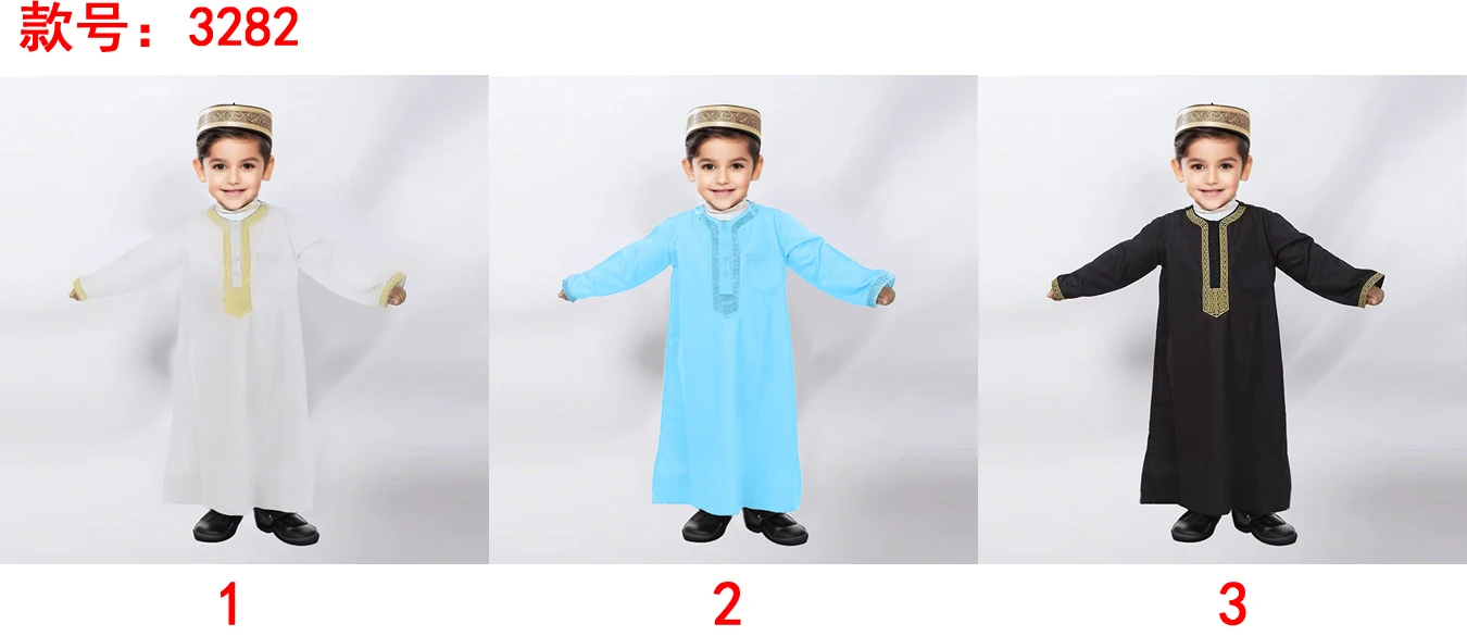 Autumn new collection for boys and girls aged 2-14, Middle Eastern Arabian long dress with exquisite gold patterns on the collar
Autumn new collection for boys and girls aged 2-14, Middle Eastern Arabian long dress with exquisite gold patterns on the collar